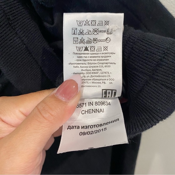 Burton Women’s Joy Pants Tapered Jogger Black Size Medium - Picture 6 of 11